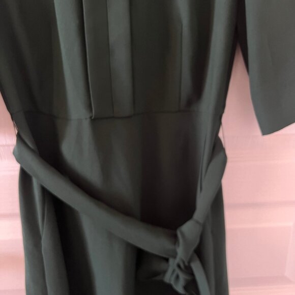 Hobbs Lois Dress in Pine Green - Picture 4 of 8